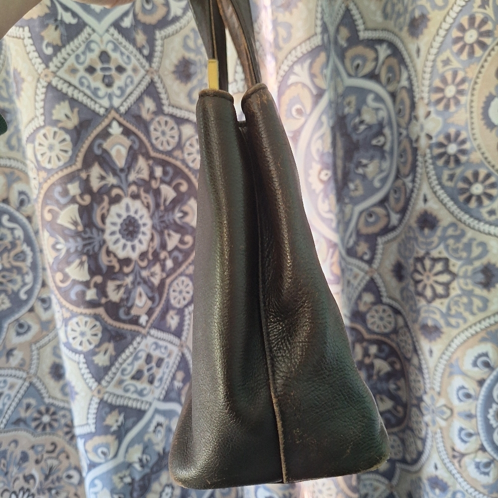 Burberry Brown Mini Bag with Gold-Tone Hardware - Picture 3 of 12